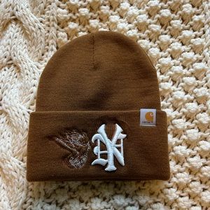 New York carhartt beanie collab
